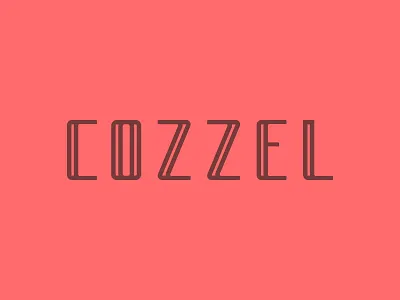 Cozzel Final Logotype Design branding design illustration lettering lettermark logo logotype monogram type typography ui wordmark