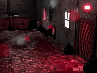 Mafioso - Environment 3d environment noir