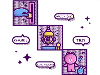 描边风抓娃娃 design iocn