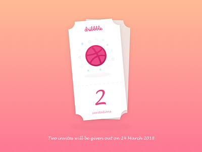 Dribbble Invitation x2 dribbble dribbble invitation invitation invite