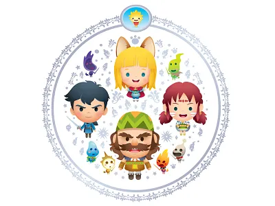 Ni No Kuni II: Revenant Kingdom bandai character design game illustration jerrod maruyama jmaruyama namco ni no kuni ii
