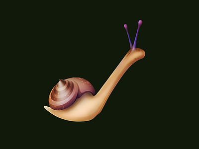 Snails icon illustration