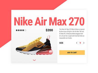 Daily UI Challenge #012 - E-Commerce Shop (Single Item) 012 challenge daily dailyui ecommerce nike product shoes shop ui web