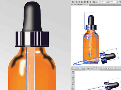 Dropper Illustration in illustrator ai best bottle creative dropper illustration popular