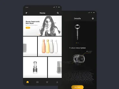 Dyson app black dyson icon iphone x sketch ui