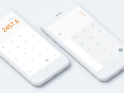 Calculator app design app calculator clean currency dailyui ios mobile mockup numbers product screen ui