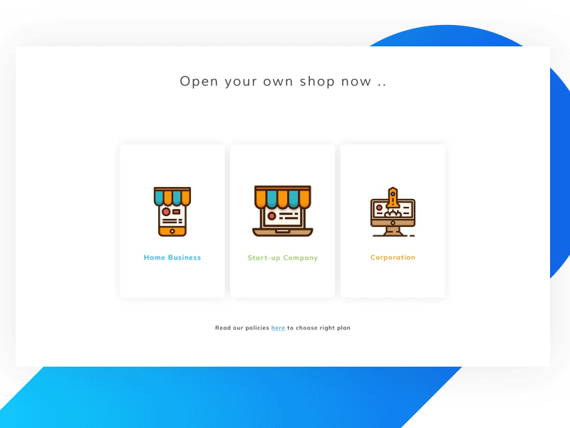 UniMarket Pricing Table interaction landing landingpage pricing table ui