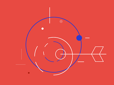 Item #7 abstract arrow center core focus heart illustration nucleus shooting gallery strategy