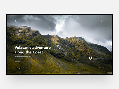 Hiker's Journal - Featured agency blog design interface minimal travel ui ux vocation web website