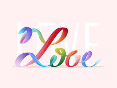 Creative Graphics 4 creativity graphics letters love ribbons