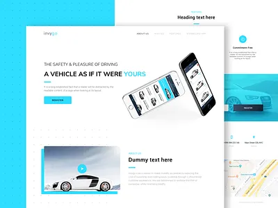 Car Rental Landing Page car car rental landing page landingpage layout one page onepage rent rent car web website