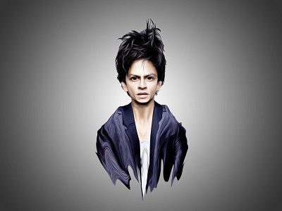 The Melting Star aasthasaxena art design graphic illustration melt melting photoshop shahrukh khan srk