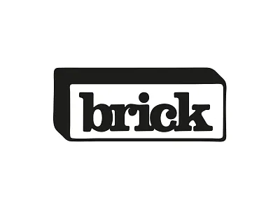 Brick - Cannabis shop cannabis cbd coffee shop legal weed logo logo design pink floyd the wall type weed