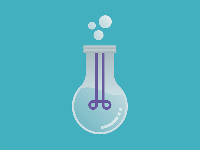 Lightbulb Beaker beaker icon lightbulb pharma