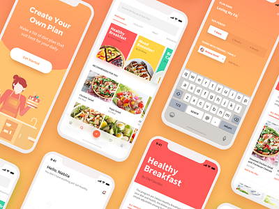 Cooking UI cooking explore landing page menu onboarding recipe ui