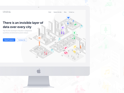 Spatial Homepage Update illustration isometric redesign social media ui web design website