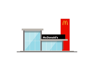 Mickey Dee's aftereffects animation building illustrator mcdonalds vector