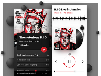 Music App app dark ios music player sketch ui ux