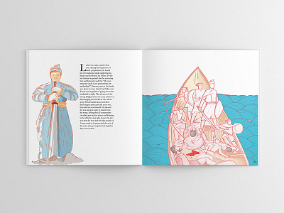 Stories of Guwahati Lachit Barphukan Illustration ahom assam book design guwahati hand drawn history illustration india lachit barphukan mughals storytelling visual design