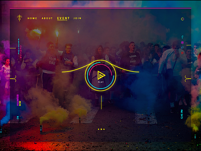 UX/UI Landing Page | FESTIVE EVENT design dribbble flatdesign graphicdesign interactiondesign landingpage ui uidesign userinterface ux uxdesign webdesign