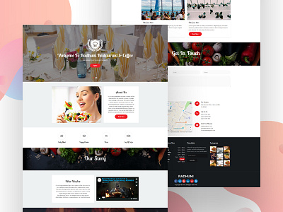 Radhuni – Cafe & Restaurant Bootstrap Template bootstrap bootstrap html template cafe html template html radhuni template web web design web template