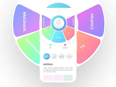 Mobile UI Design color cool creative design gradient iphon x login professional signup ui