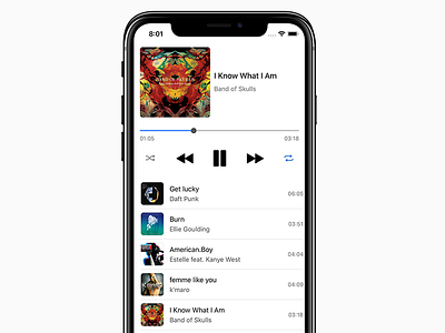 Music Player app audio ios music music player play player