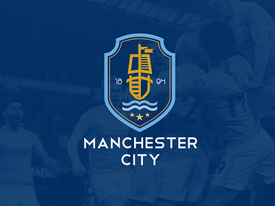 Manchester City Logo Instagram Challenge crest football icon illustration lototype sport