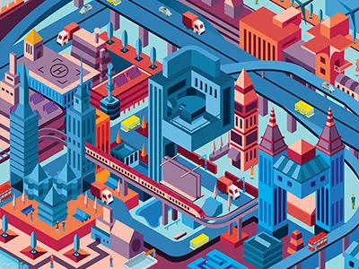 isometric urban complex