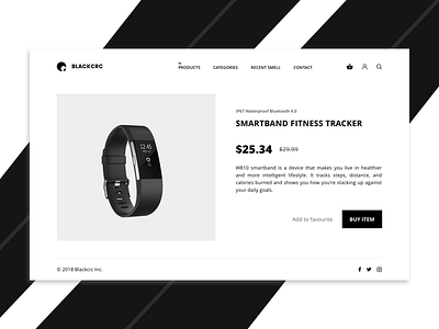 Day 133/366 black buy clean ecommerce minimal money product purchase smart watch