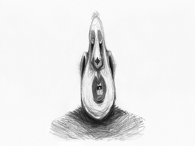Visage - O art character design doodle drawing illustration pencil people