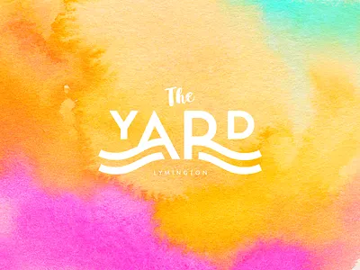 The Yard clean logo nautical simple waves