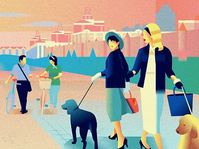 Gentle like Cote d’Azur #10 art deco illustration kiev monaco panorama retro riviera silpo vector vintage