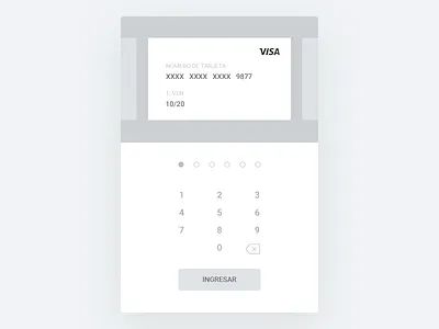 Access Card Bank [WIP] access bank card clean credit login ui web wireframe