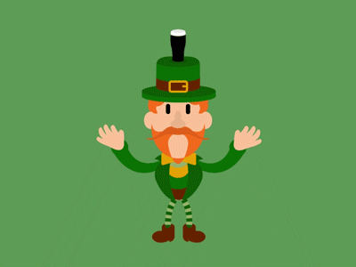 Happy Paddy's Day!! adobeillustrator aftereffects battleaxe grandslam guinness illustration leprechaun motiondesign motiongraphics rubberhose sixnations stpatricksday