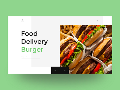 Food Delivery design food landing landing page layout ui