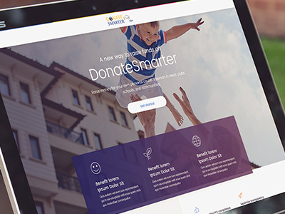 Donate Smarter - Promotion Landing Page donatesmarter landing page