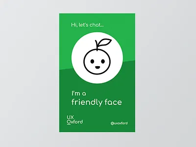 'Friendly face' lanyard insert face friendly green insert lanyard print