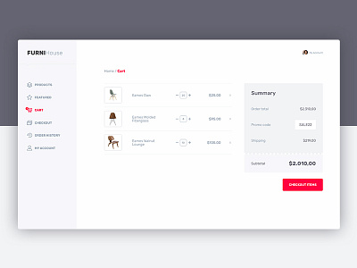 Ecommerce / CART ecommerce ui user interface