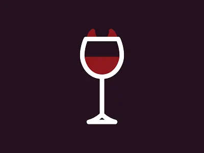 Naked For Satan Icon alcohol australia beer devil icon icon design iconaday illustration melbourne satan wine