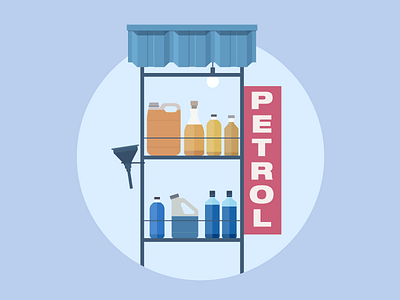 Petrol Stand bali benzin gasoline indonesia pertamini petrol stand