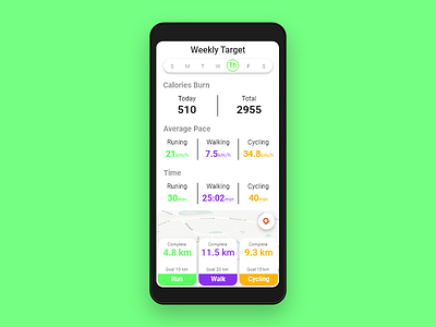 Daily UI Day #41 Workout Tracker 41