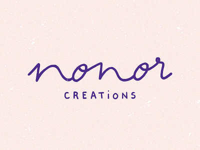 Nonor brand brand identity design font graphic graphic design handwritten identity logo logo design type typography