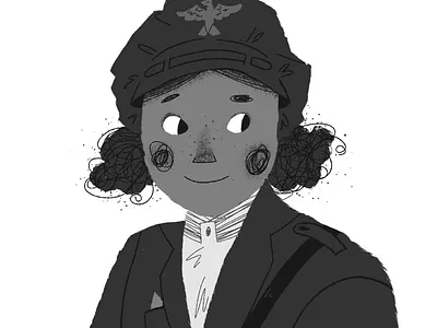 Bessie Coleman aviation bessie coleman editorial flight illustration kidlit
