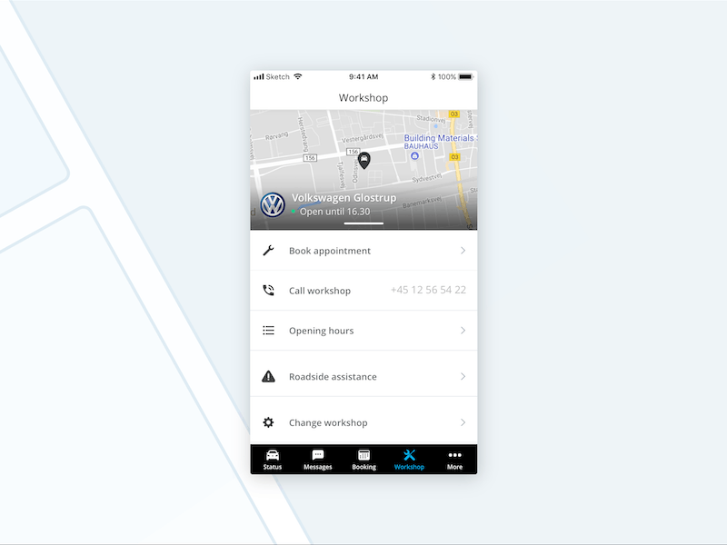 Map interaction expand interaction map motion swipe animation
