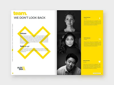 Company Profile - Template alfaera company profile coreldraw layout process template unsplash