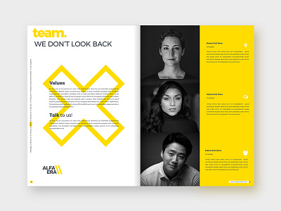 Company Profile - Template alfaera company profile coreldraw layout process template unsplash