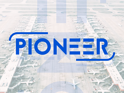 Daily Logo Challenge 012 airline airline logo challenge daily logo challenge dailylogochallenge day 12 logo logo design logotype pioneer wordmark