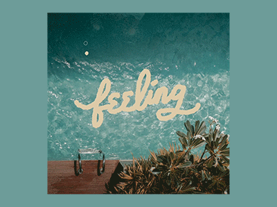 Glistening Feeling - WIP brush handlettering lettering photoshop progress typography wip