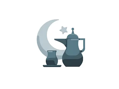Ramadan celebration flat illustration ramadan